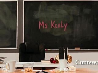 Ryan Keely Seduces Eliza Ibarra in Cute Lesbian Scissoring