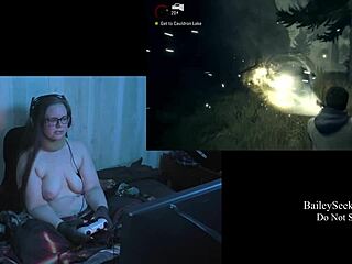 Naked Brunette Bbw with Big Natural Tits and Long Hair