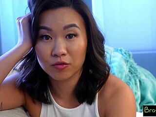 Bratty stepsis Kimmy Kimm demands endless cock from stepbro to forget her crush in POV