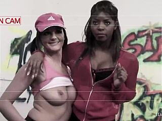 Lexi Kissing Brunette Sparks Wild Interracial Foursome Desire