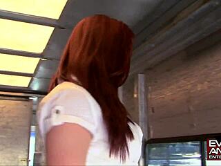 Redhead licks ebony pussy in interracial muff diving teaser