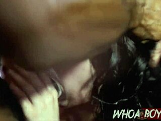 Big ass Mandy Muse gets DP and anal creampie in gangbang