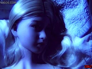 Teen Joins Man and Doll for Wild Threesome Sex