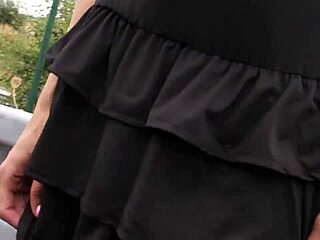 Cheap deal with a hot blonde on the street for quick cash