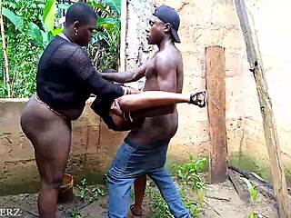 Outdoor Sex Tour in African Village with Raw Fucking