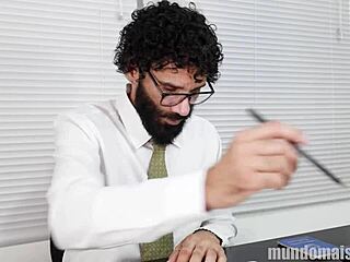 I Sucked The Guy Who Interviewed Me And His Monster Hairy Cock!