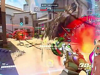 vtuber LEWDNEKO plays OVERWATCH, gets SPANKED by characters in part 2