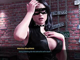 monica dává nožní sex v módním světě