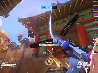 vtuber LEWDNEKO plays OVERWATCH, gets SPANKED by characters in part 2