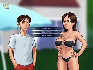 Summertime saga episode 117 with anime characters