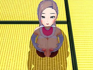 cute maid costume for wild 3d hentai fun