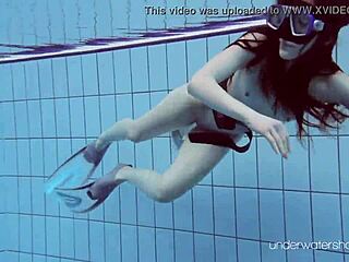 i saw roxalana cheh naked underwater in the pool
