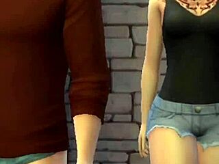 Redhead gets wild with old guy in cuckold licking session