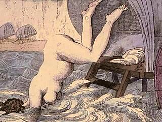 exploring vintage erotic drawings in detail