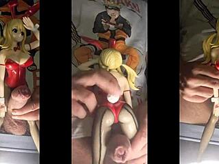 Cuminfigures 2 - Lucy Bunny's erotic artwork by Patreon artist Animejoker