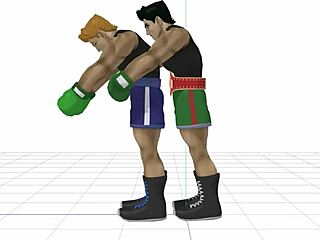 Little Macs Gay Bareback Sex Game Scene