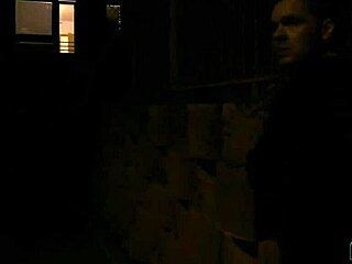 Professional Blonde Stalker Bent Over for Outdoor Czech Action