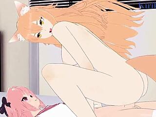 whoa, saber, suzuka gozen, and astolfo in wild hentai creampie!