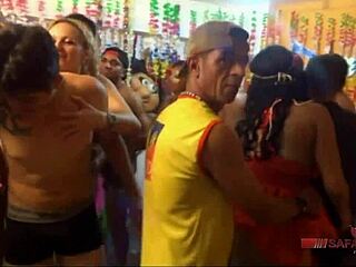 Big cock and group orgy with hot latinas