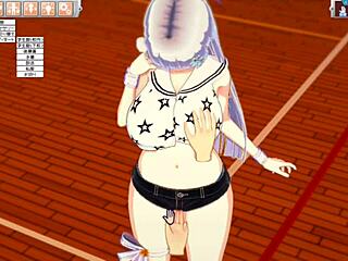 Massive Tits Anime Girl Handjob in 3D Hentai