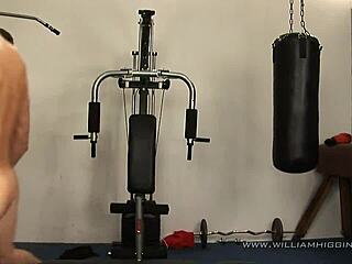 Intense gym orgy hints at wild bareback group fun