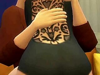 Redhead gets wild with old guy in cuckold licking session