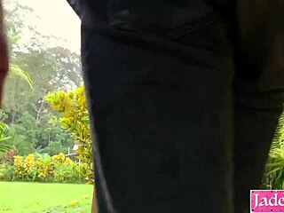 A beautiful blonde wife caught cheating and punished with spanking and ass worship