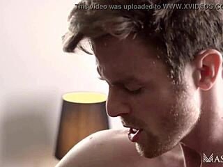 Linus Gray experiences his first anal fuck on camera