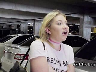 Dude Makes Blonde Laugh Then Fucks Her