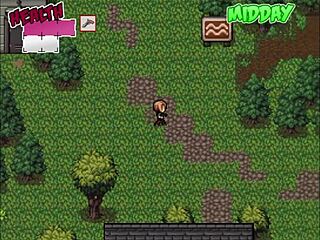 facing a fast zombie in hentai game