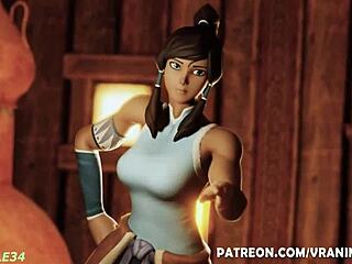 Rule 34: The Legend of Korra hentai 3D compilation 1