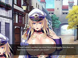 Elsie's bukkake adventure continues in this hentai game