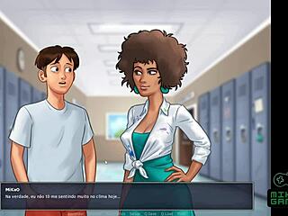 Summertime Saga Ep 59 - Rockeira Gamer Girl Owns Game