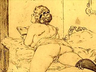 Vintage erotic drawings bring raw heat to life.