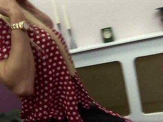 being the boss means even blonde lesbo pussy comes my way