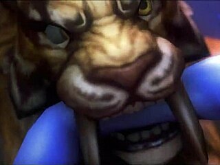 A fun animated game with a big cock monster in a studio of pleasure
