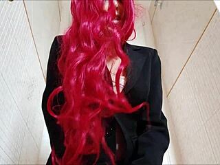 gorgeous italian secretary deals with colitis in roleplay