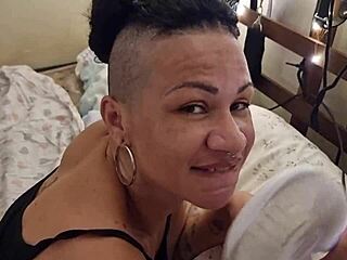 amateur couple in homemade video where she provokes him and gets fucked