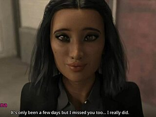 Culo erotico di Anna in anime 3D