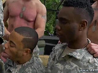 Young Asian gays explore sex in army69 position.