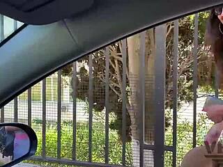 Widow tricks three guys into haunted house for wild fucking