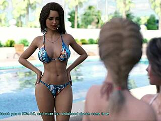 ميلف شقراء وزوجة أم زوجها في ألعاب ساخنة