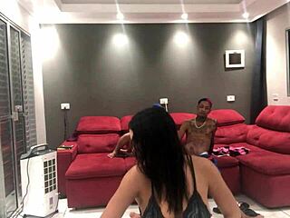 Hot Novinha Val Mineirinha Dances in Tiny Thong for Bad Boys