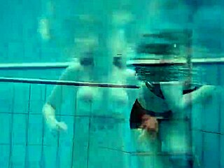 Dashka Stuns with Big Tits in Tight Pool Bikini