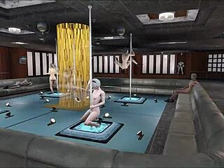 Sexy dancer in Fallout 4 anime-style dance video