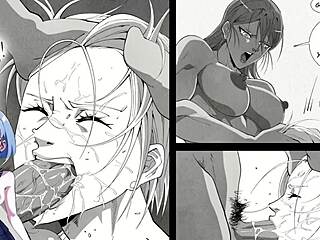 Animated porn movie with a variety of cartoon characters