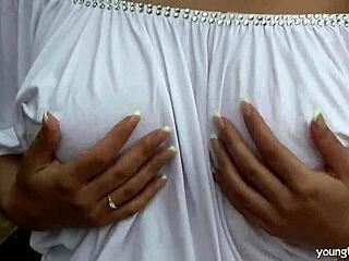 Busty Teen Rita's Outdoor Masturbation Adventure