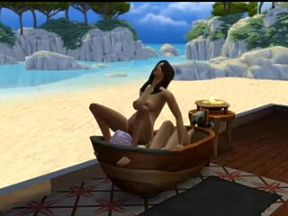 seraphina chats with neighbor in sims 4