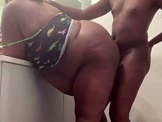 Quickie in the Bathroom with a Big Cock