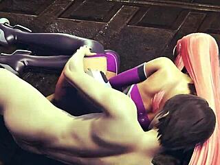 I fucked makai kishi's tight pussy in spooning